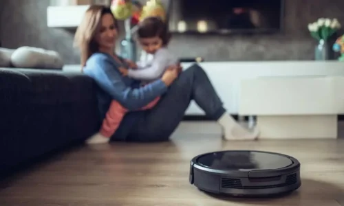 Aspirador robô para mães com rotina corrida