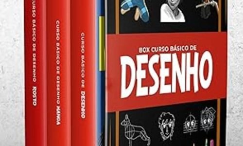 Curso Básico de Desenho Box com 3 Livros
