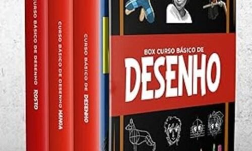 Curso Básico de Desenho Box com 3 Livros
